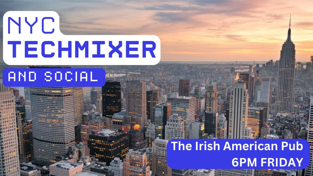 New York Tech Mixer and Social (Tech / AI / Data / IT) ✨
